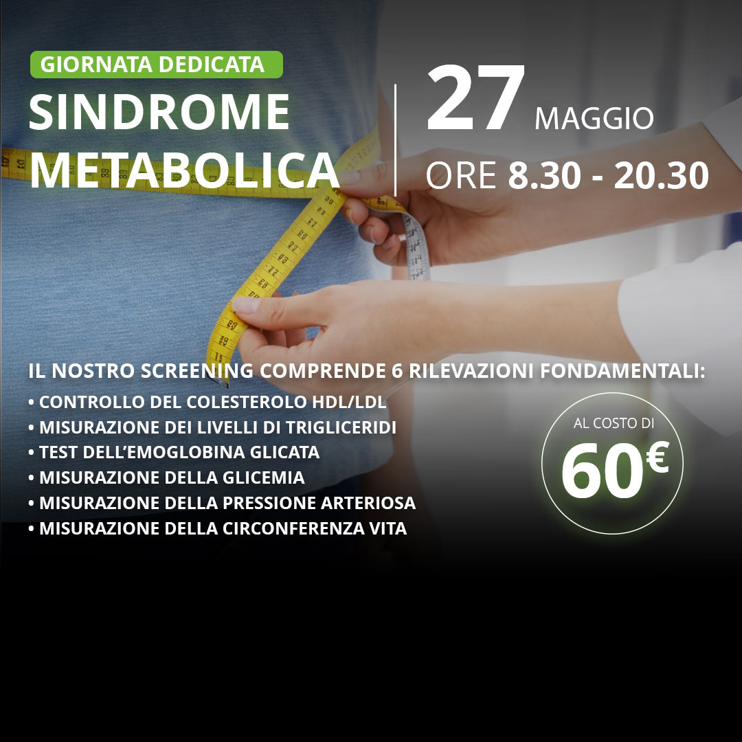 Giornata sulla Sindrome metabolica | 27 maggio | Farmacia Pittari Catania